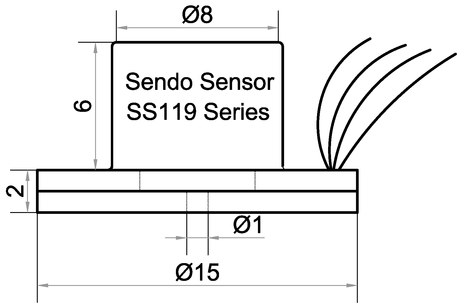 SS119 series Mini pressure transducer