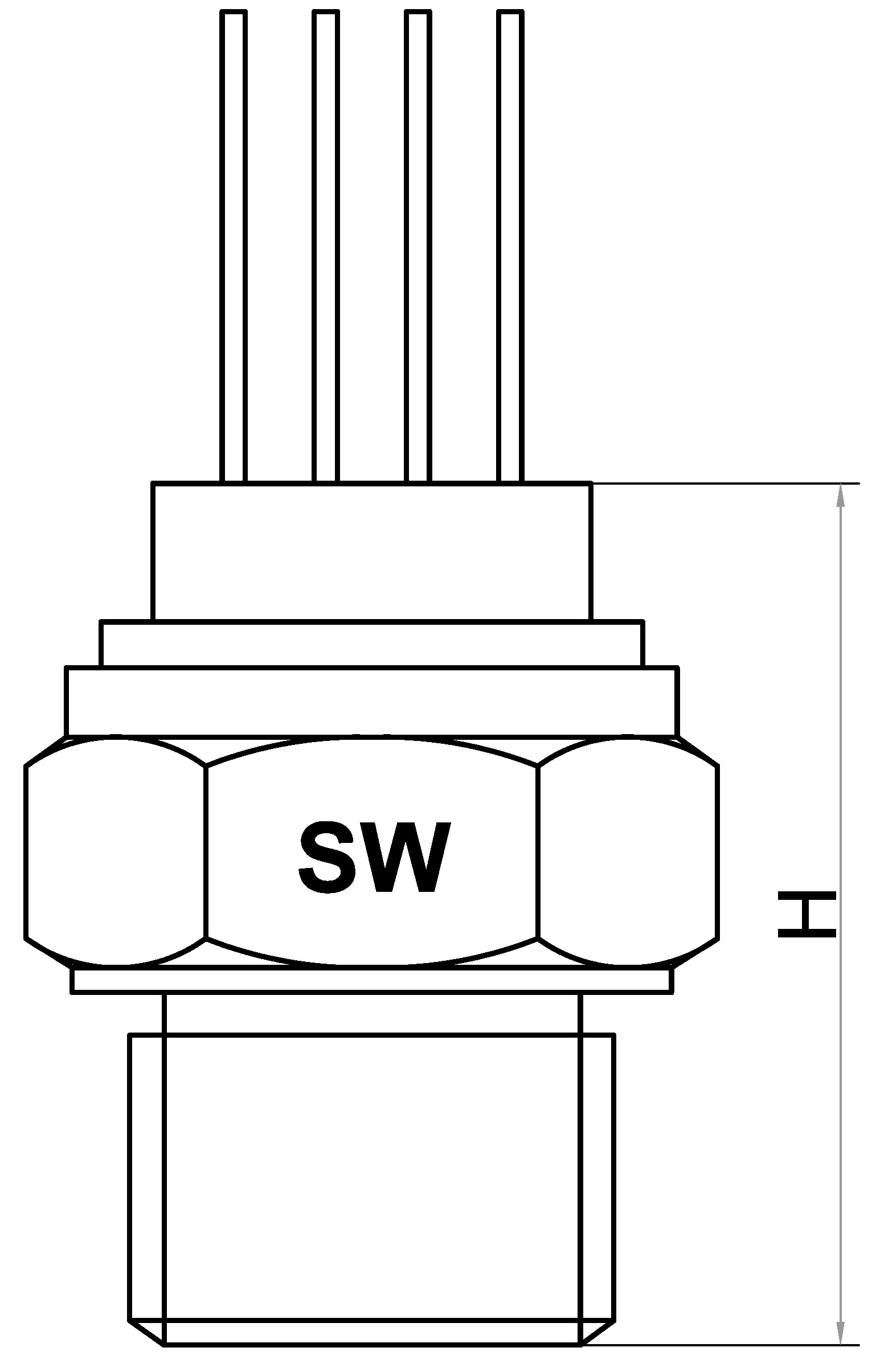 SS114 series Flush diaphragm pressure transducer